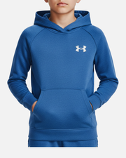 Sweat à capuche Under Armour RIVAL FLEECE Junior - Bleu