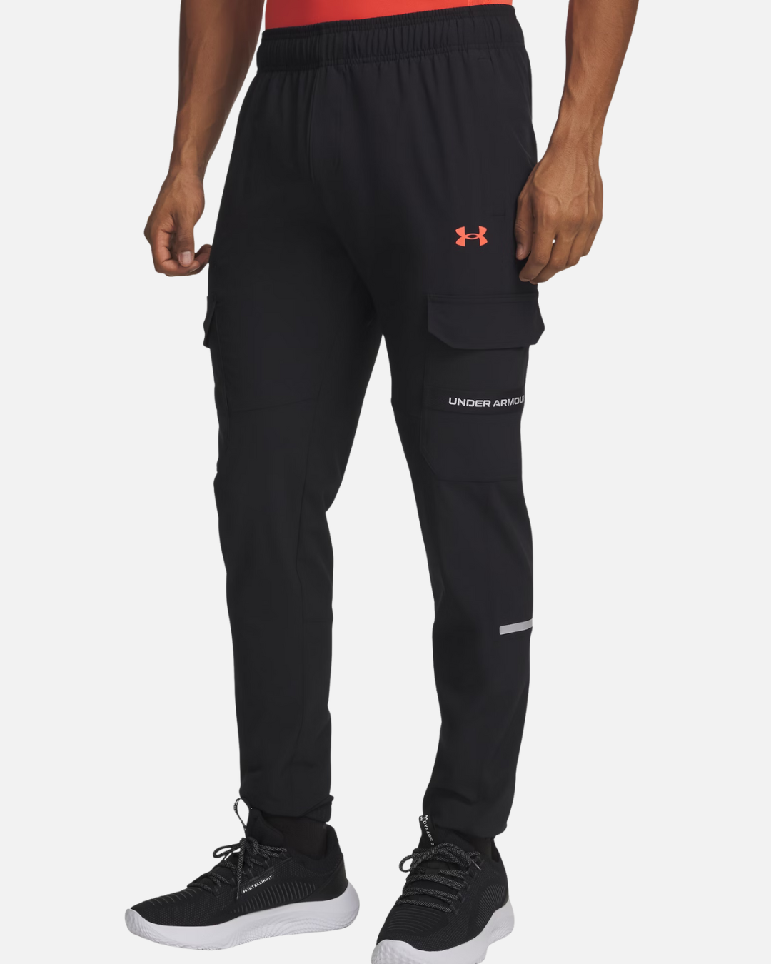 Pantalon Under Armour Tech Utility Woven - Noir/Orange