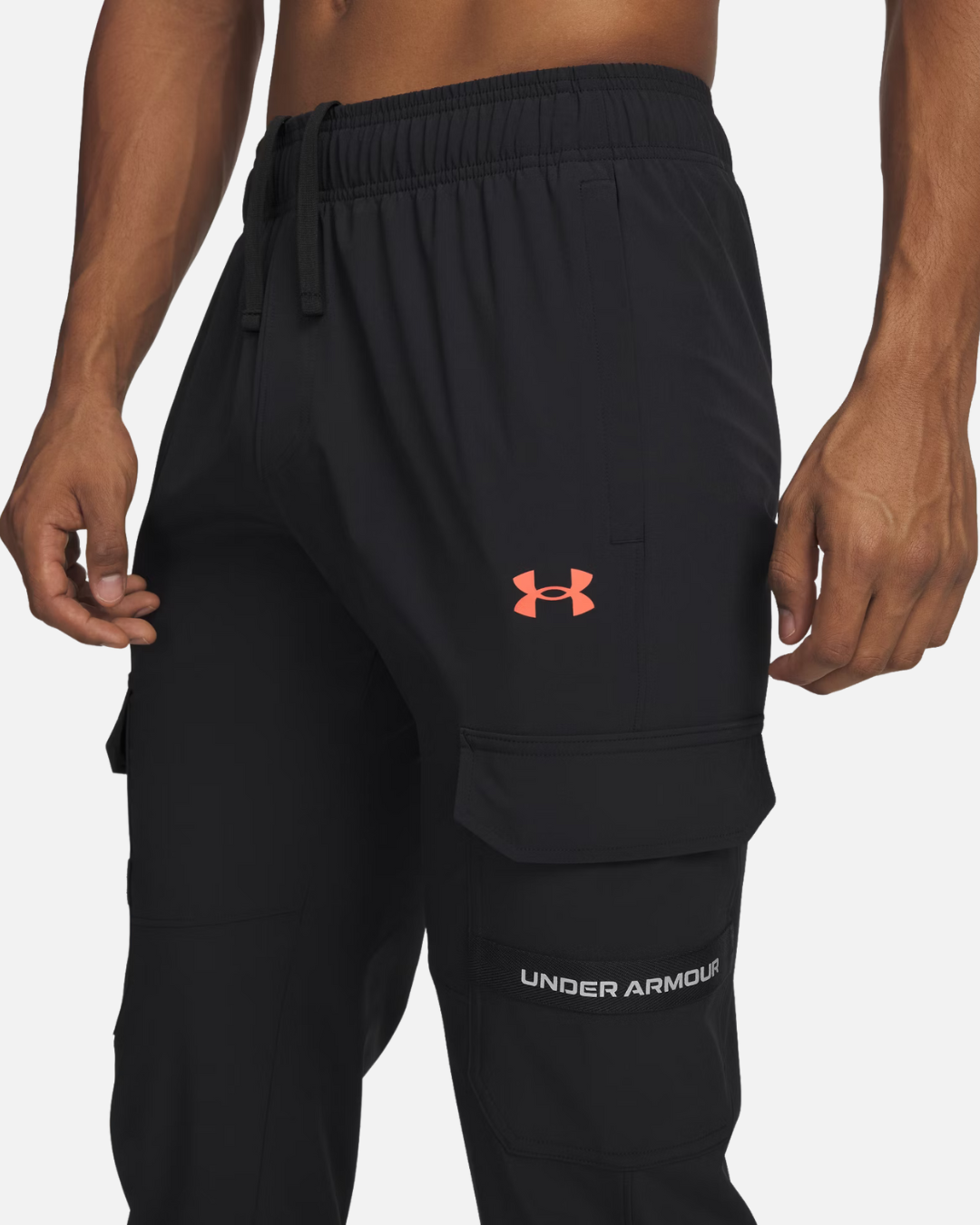 Pantalon Under Armour Tech Utility Woven - Noir/Orange