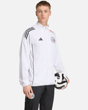 Veste de Survêtement Ajax Amsterdam 2025/2026 - Blanc