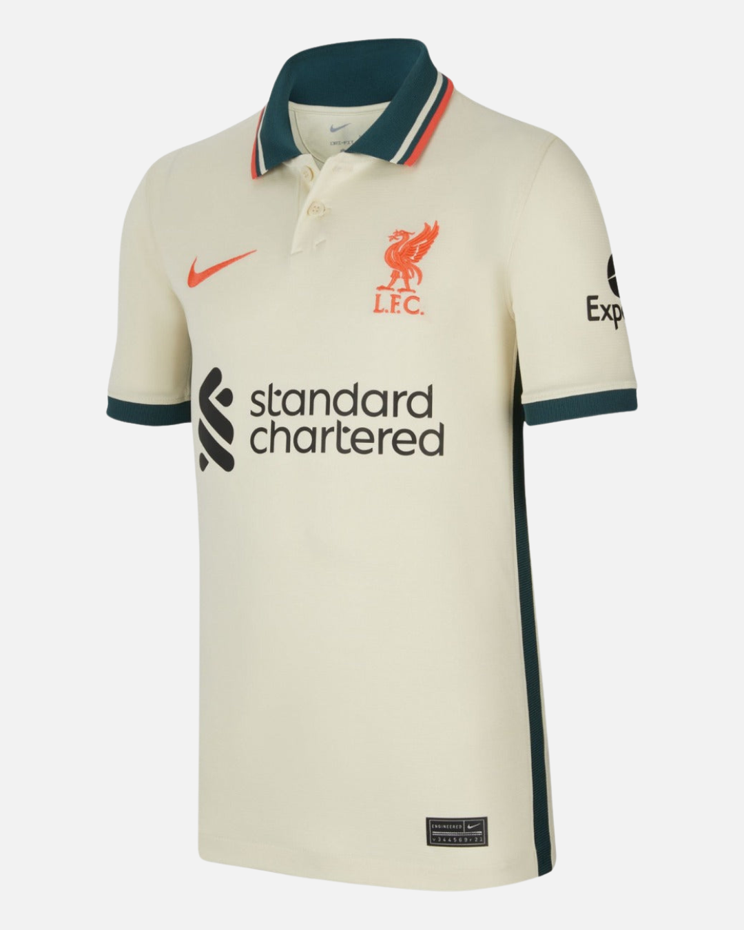 Maillot Liverpool Extérieur Junior 2021/2022 - Blanc