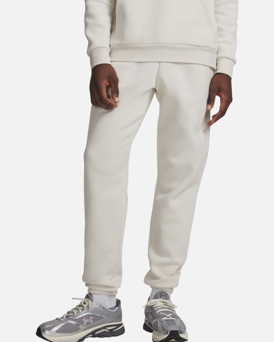 Pantalon Under Armour Icon Fleece - Blanc