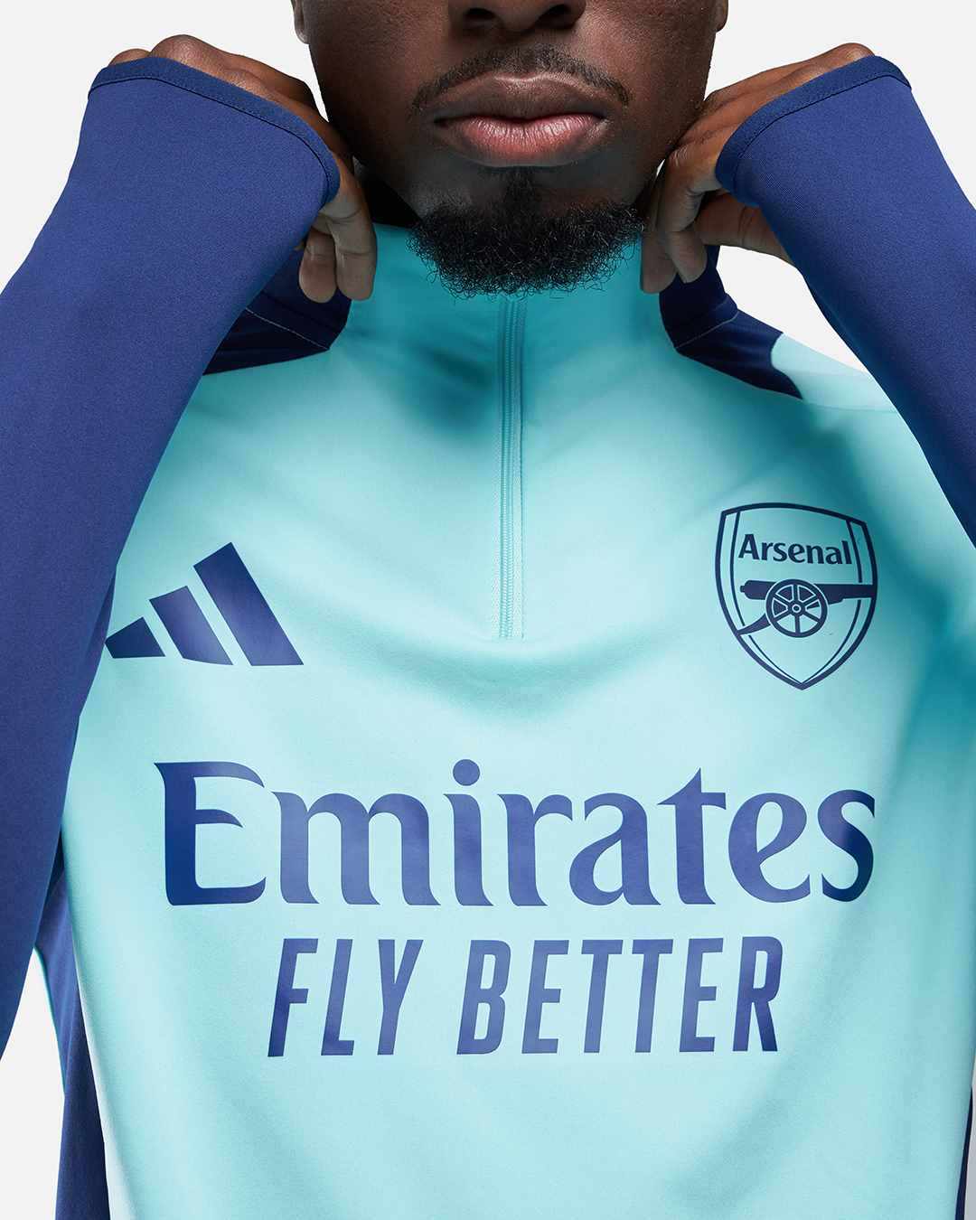 Haut d'entrainement Arsenal 2024/2025 - Bleu