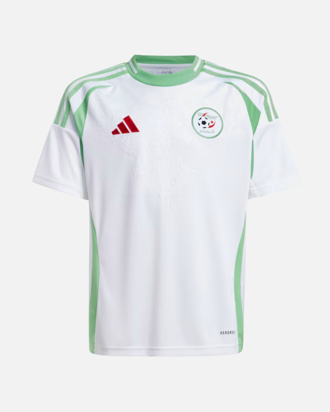 Maillot Domicile Algérie 2024/2025 Junior - Blanc/Vert