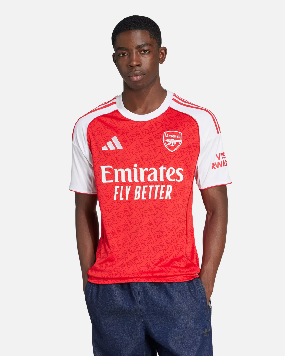 Maillot Domicile Arsenal 2025/2026 - Rouge/Blanc