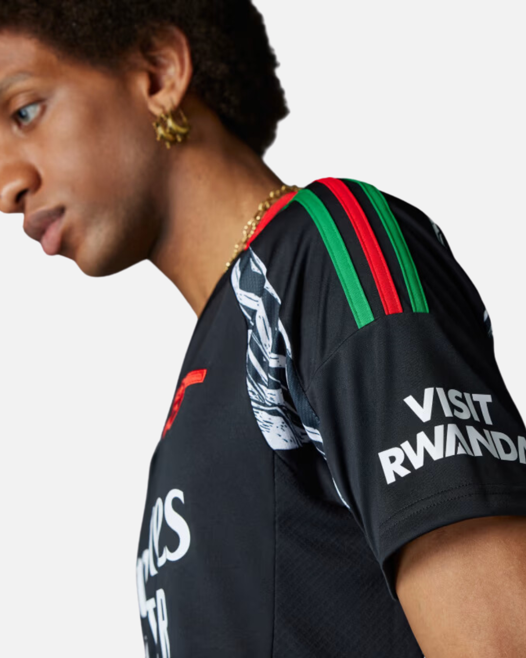Maillot Extérieur Arsenal 2024/2025 - Noir/Vert/Rouge