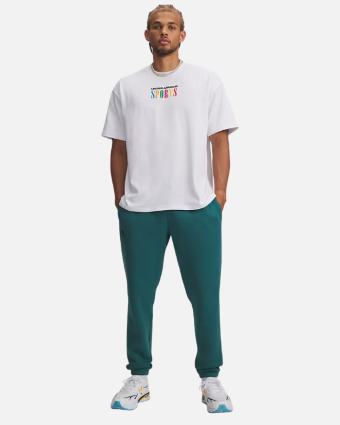 Pantalon de survêtement Under Armour Icon Fleece - Vert