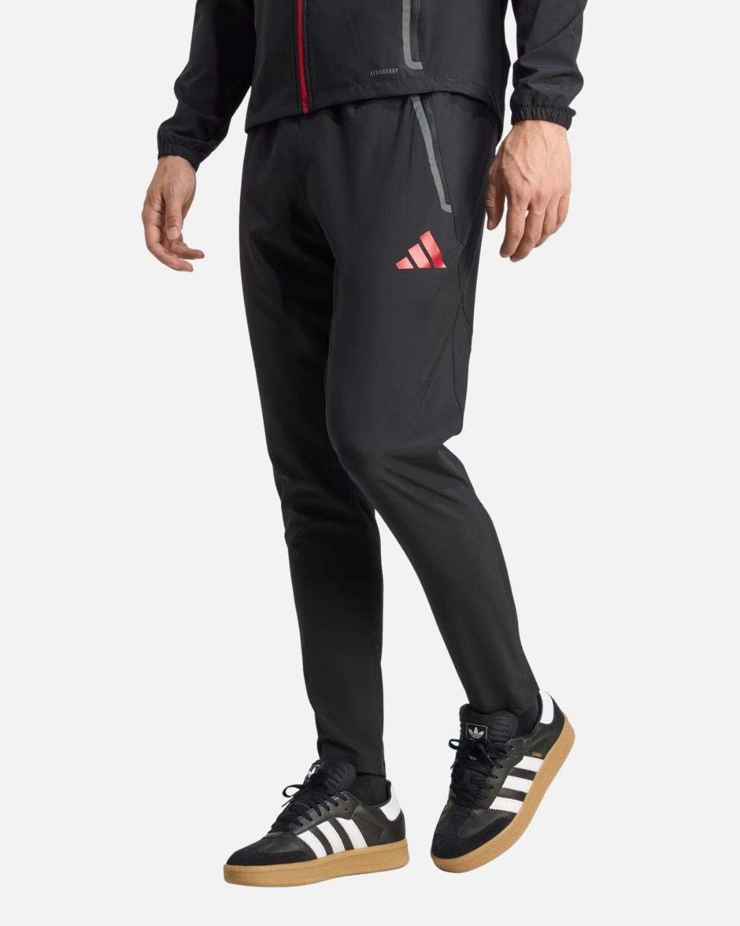 Pantalon de survêtement Liverpool FC 2025/2026  - Noir/Rouge