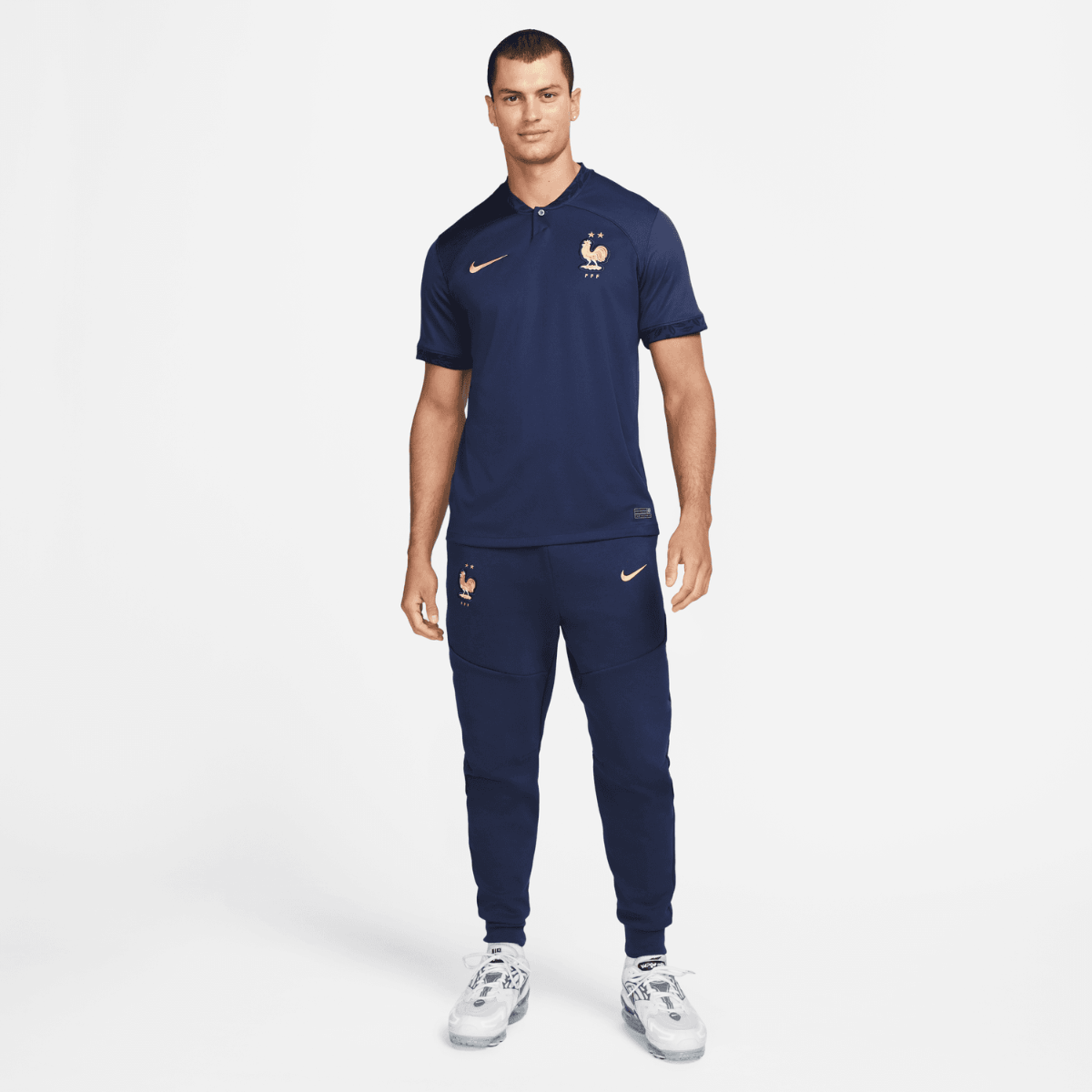 Pantalon Equipe de France Tech Fleece - Bleu/Or