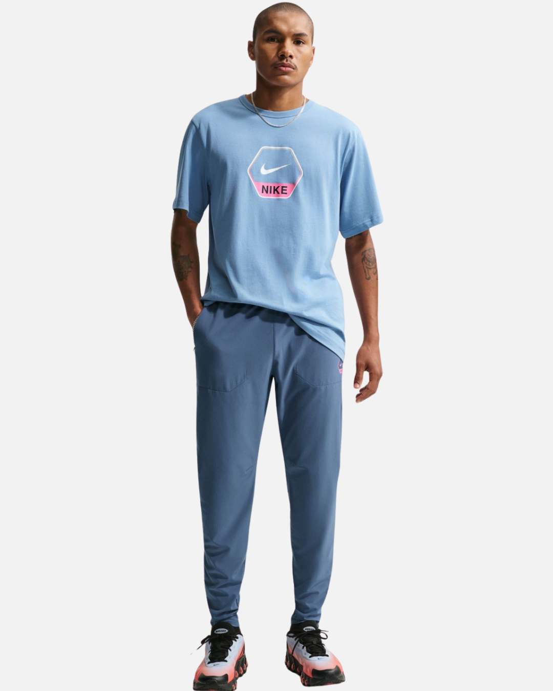 Pantalon Nike Air Run City Side - Bleu/Rose