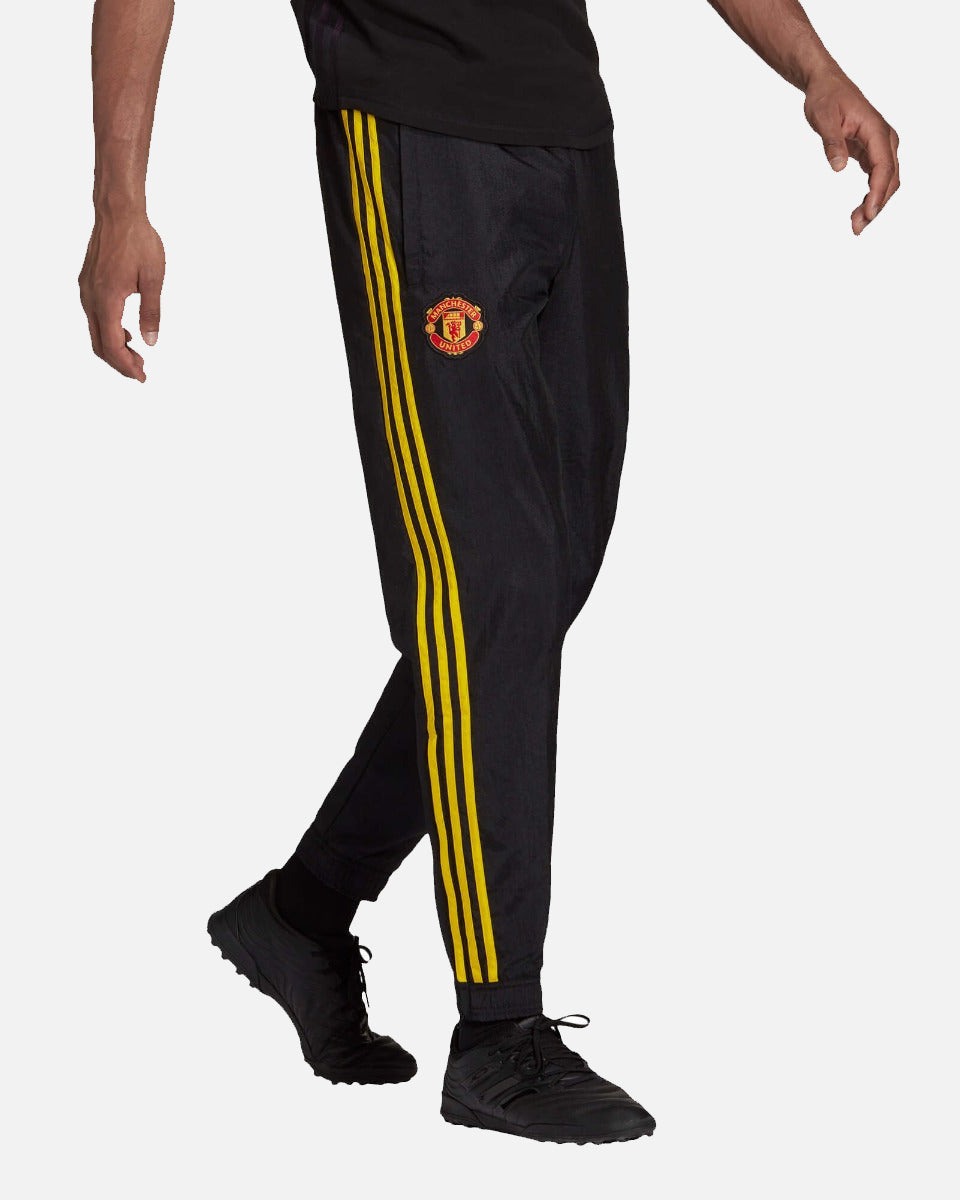 Pantalon Survêtement Manchester United Icon - Noir/Jaune