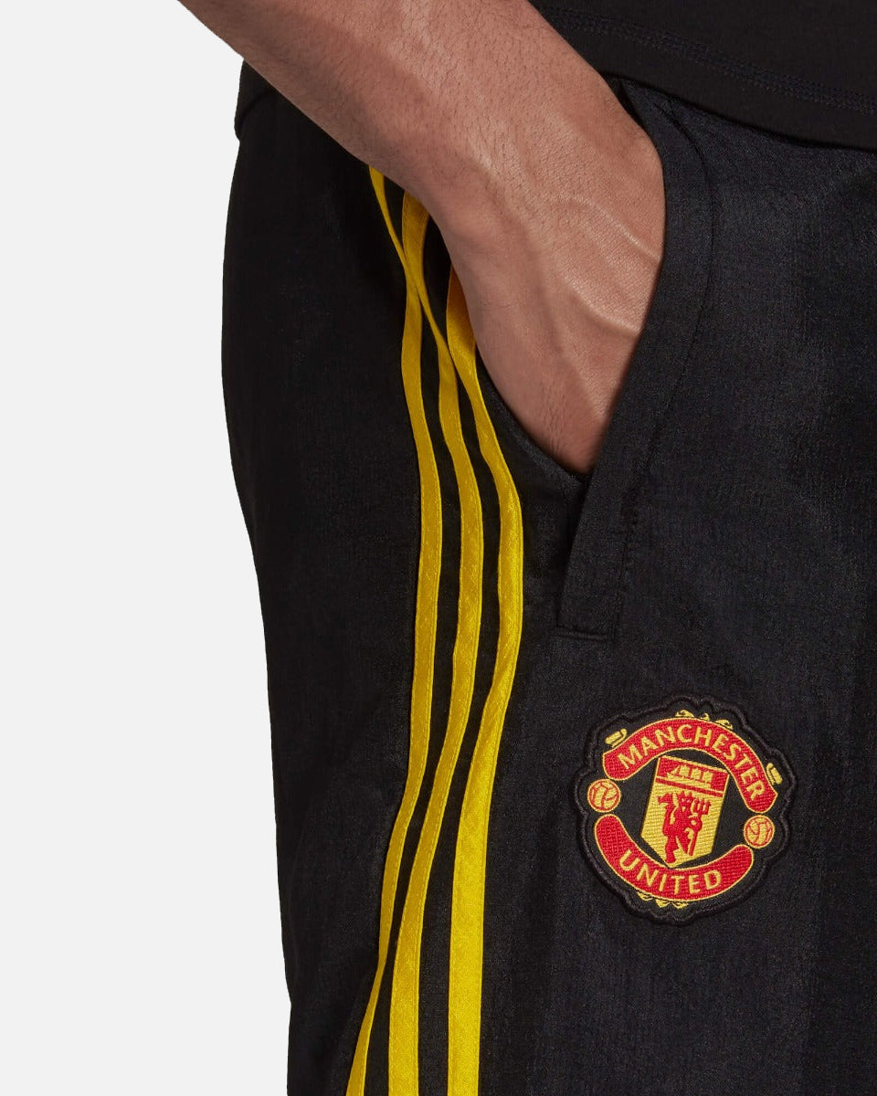 Pantalon Survêtement Manchester United Icon - Noir/Jaune