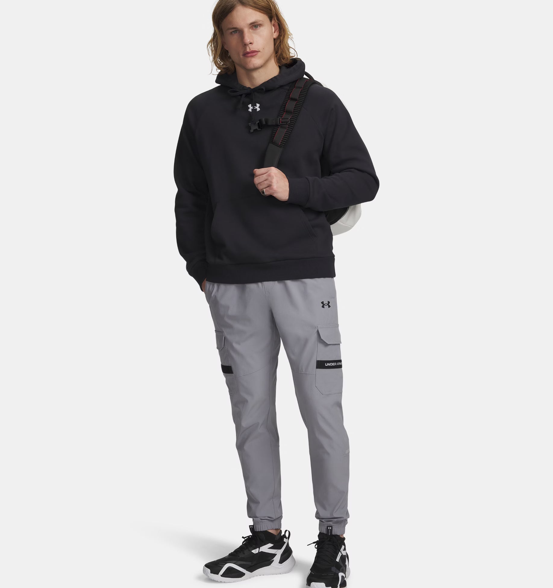 Pantalon Under Armour Woven Tech Utility - Gris/Noir