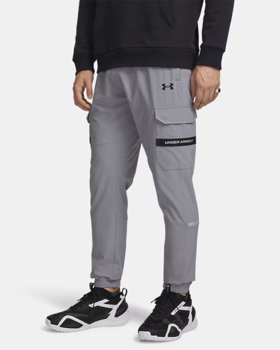 Pantalon Under Armour Woven Tech Utility - Gris/Noir