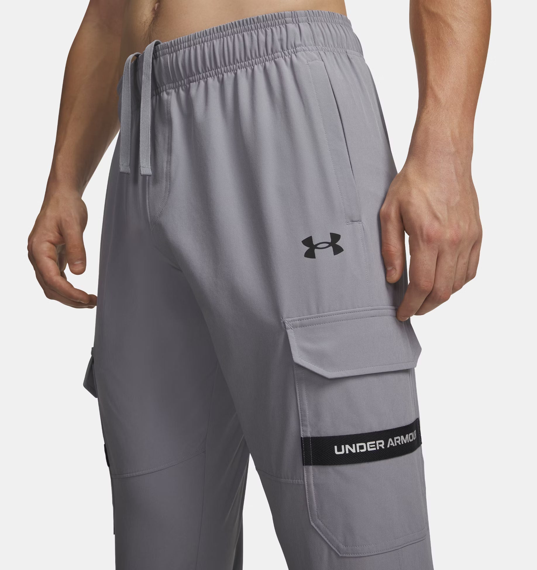 Pantalon Under Armour Woven Tech Utility - Gris/Noir