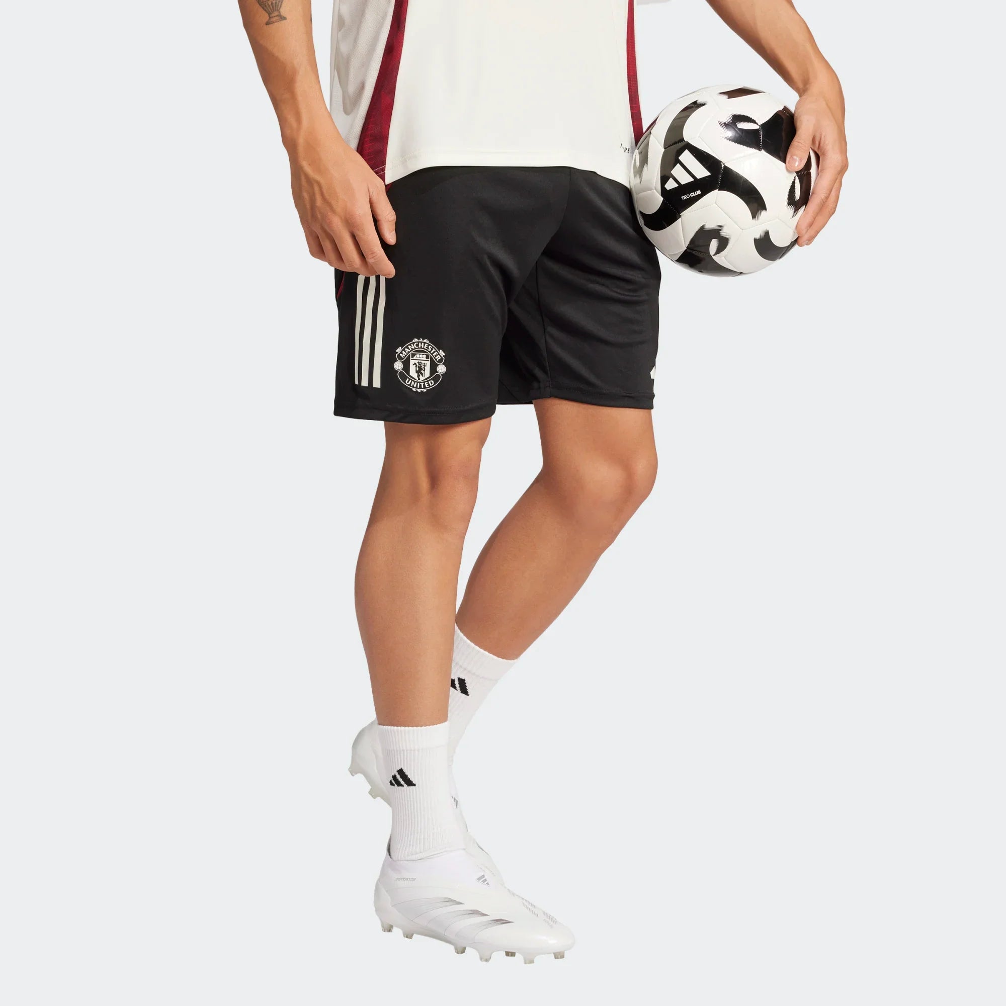 Short d'entrainement Manchester United 2024/2025 - Noir/Rouge