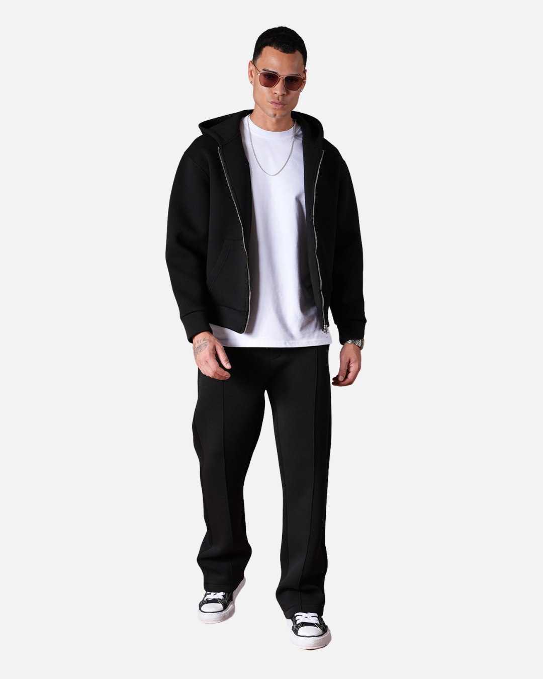 Survêtement Basic Homme Oversize – Noir