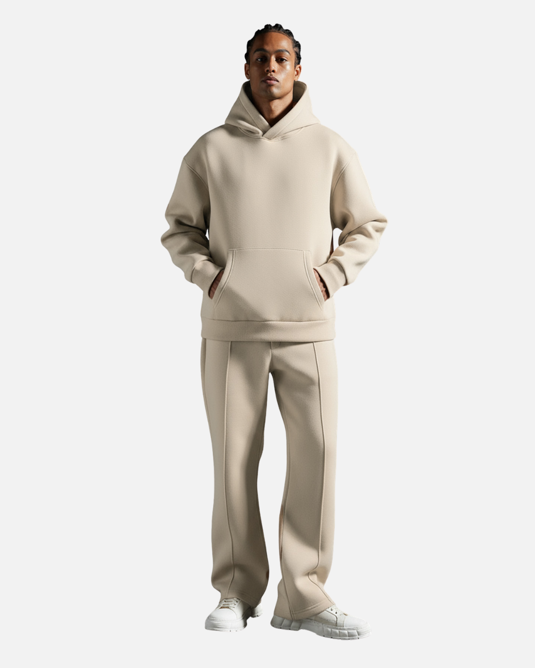 Survêtement Basic Homme Oversize – Beige