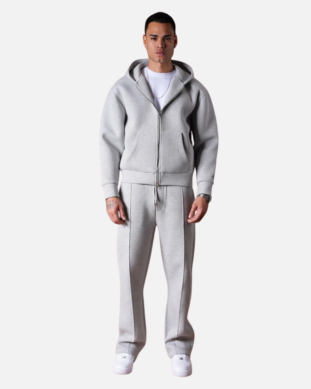 Survêtement Basic Homme Oversize – Gris