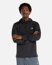 Sweat Cagoule intégrée New Balance Heat Grid - Noir