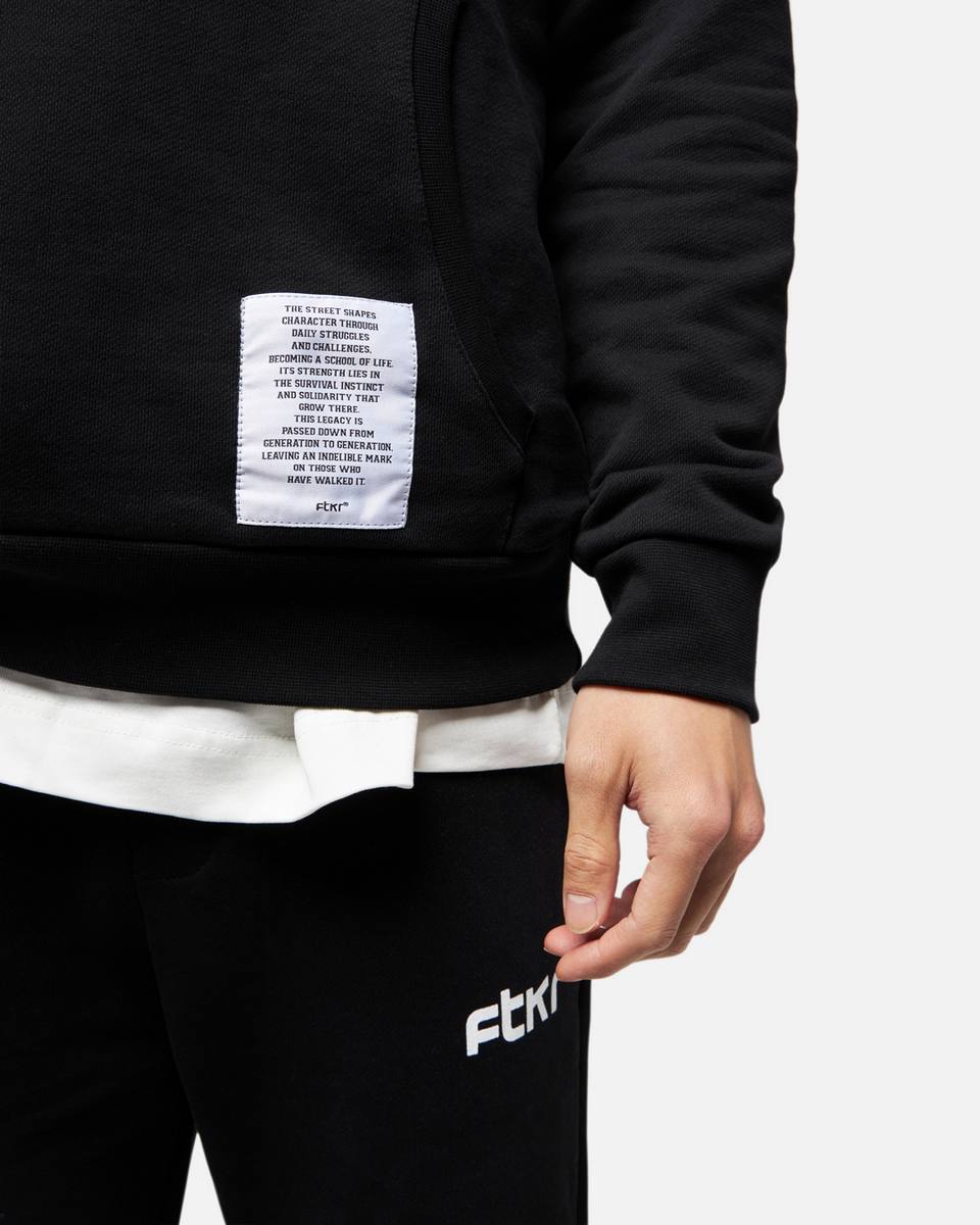 Sweat à cagoule intégrée FTKR Premium Legacy - Noir