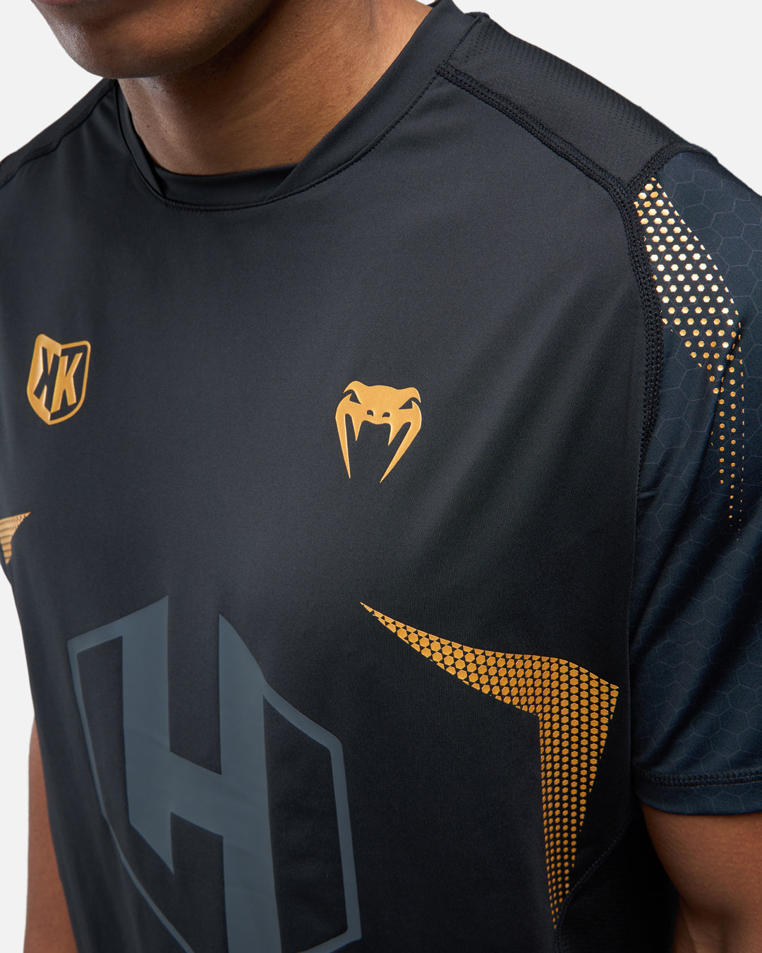 T-shirt FK x Venum Hexagone MMA - Noir/Doré