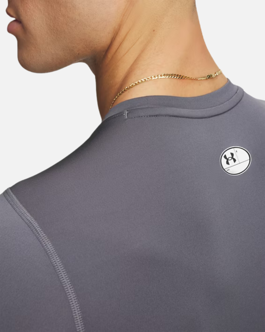 T-shirt Manches longues Under Armour HeatGear® Compression - Gris