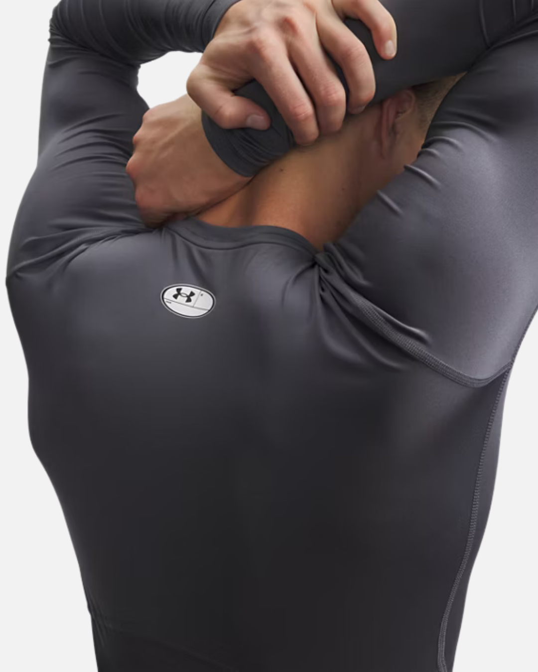 T-shirt Manches longues Under Armour HeatGear® Compression - Gris
