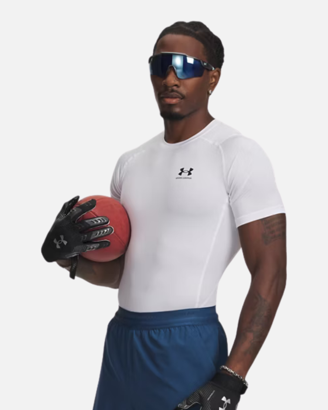 T-shirt Under Armour HeatGear® - Blanc