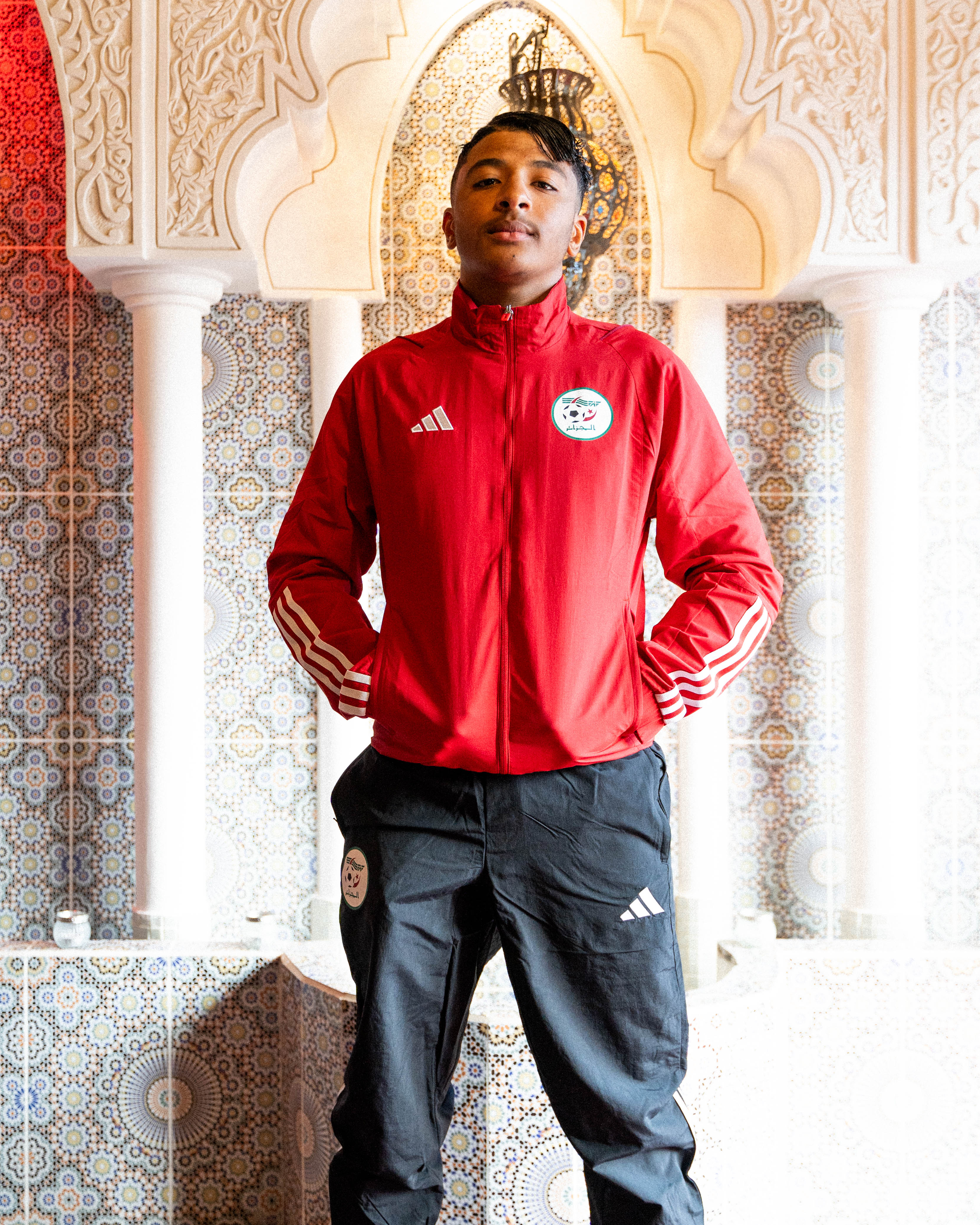 Veste Coupe-Vent Algérie - Rouge