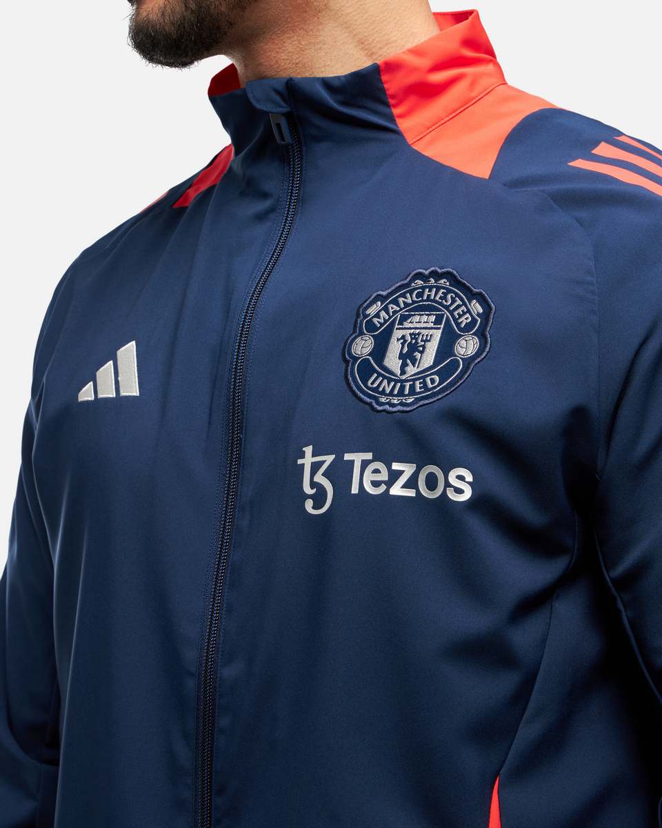 Veste de survêtement Manchester United 2024/2025 - Bleu/Orange