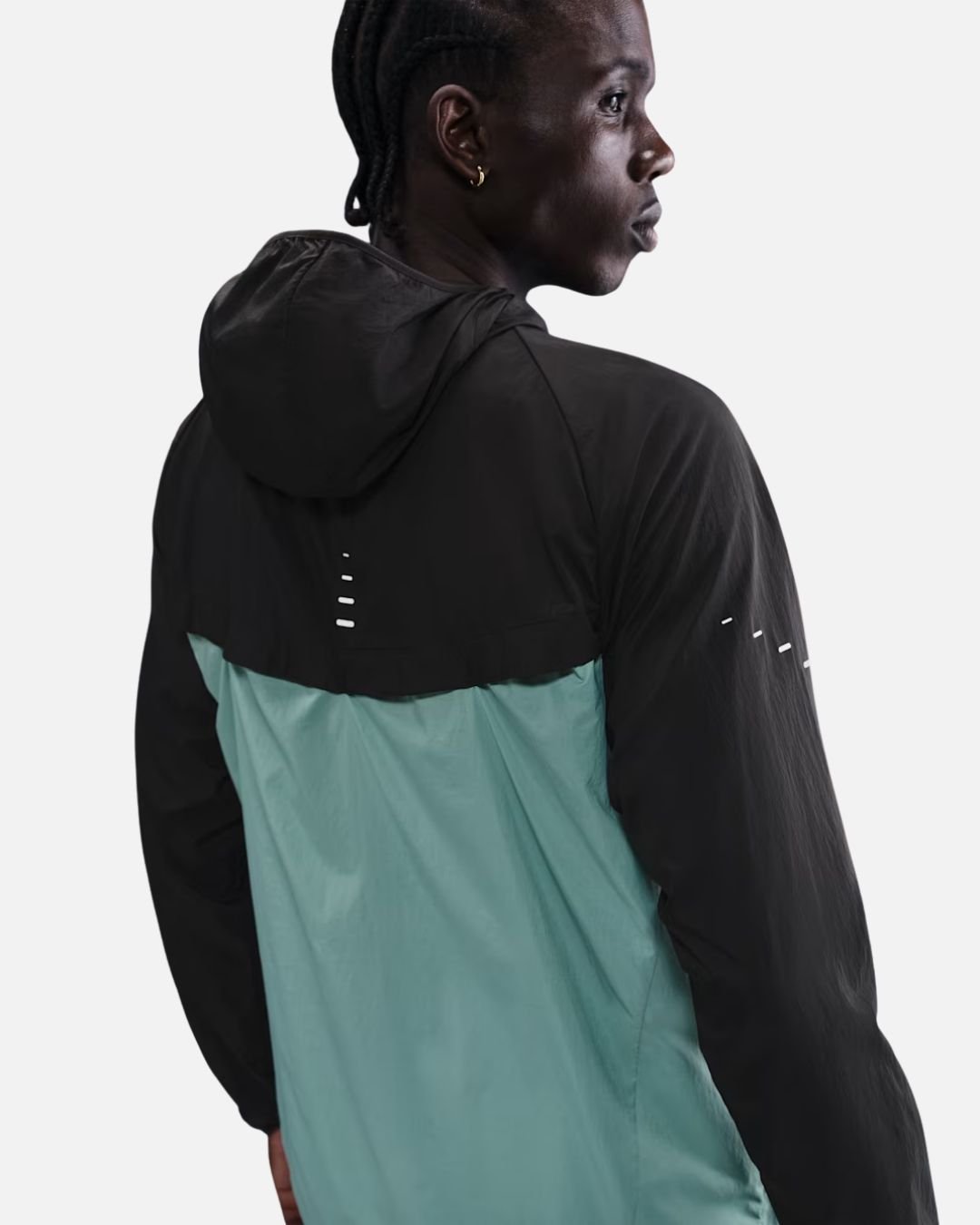 Veste de survêtement Nike Stride - Noir/Vert