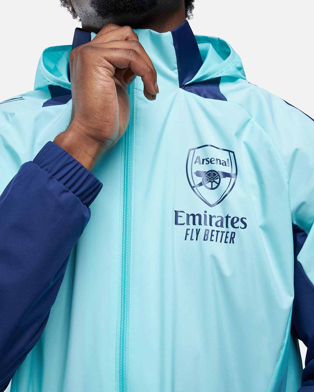 Veste Coupe-Vent Arsenal 2024/2025 - Bleu