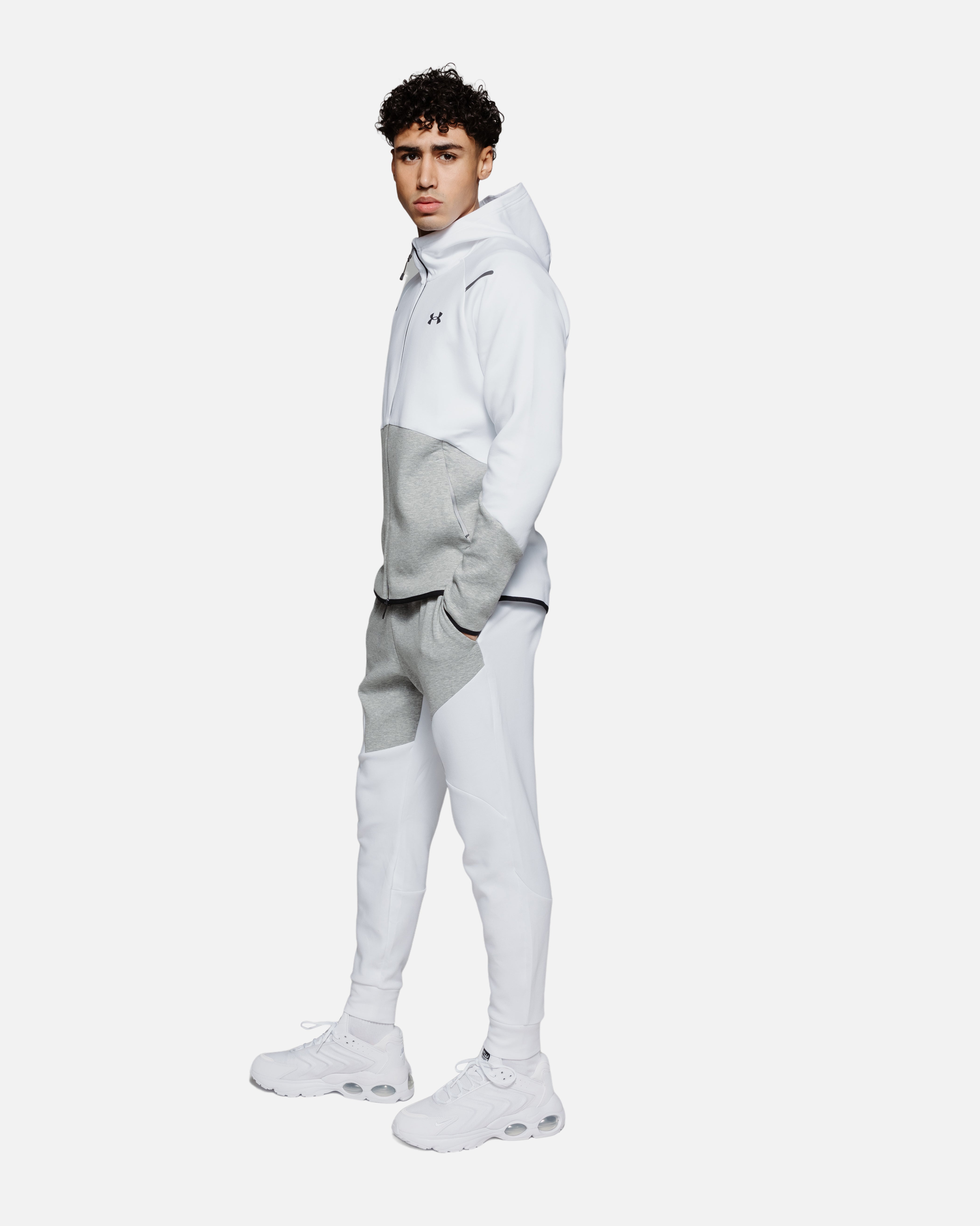 Veste Under Armour Unstoppable Fleece - Gris/Blanc