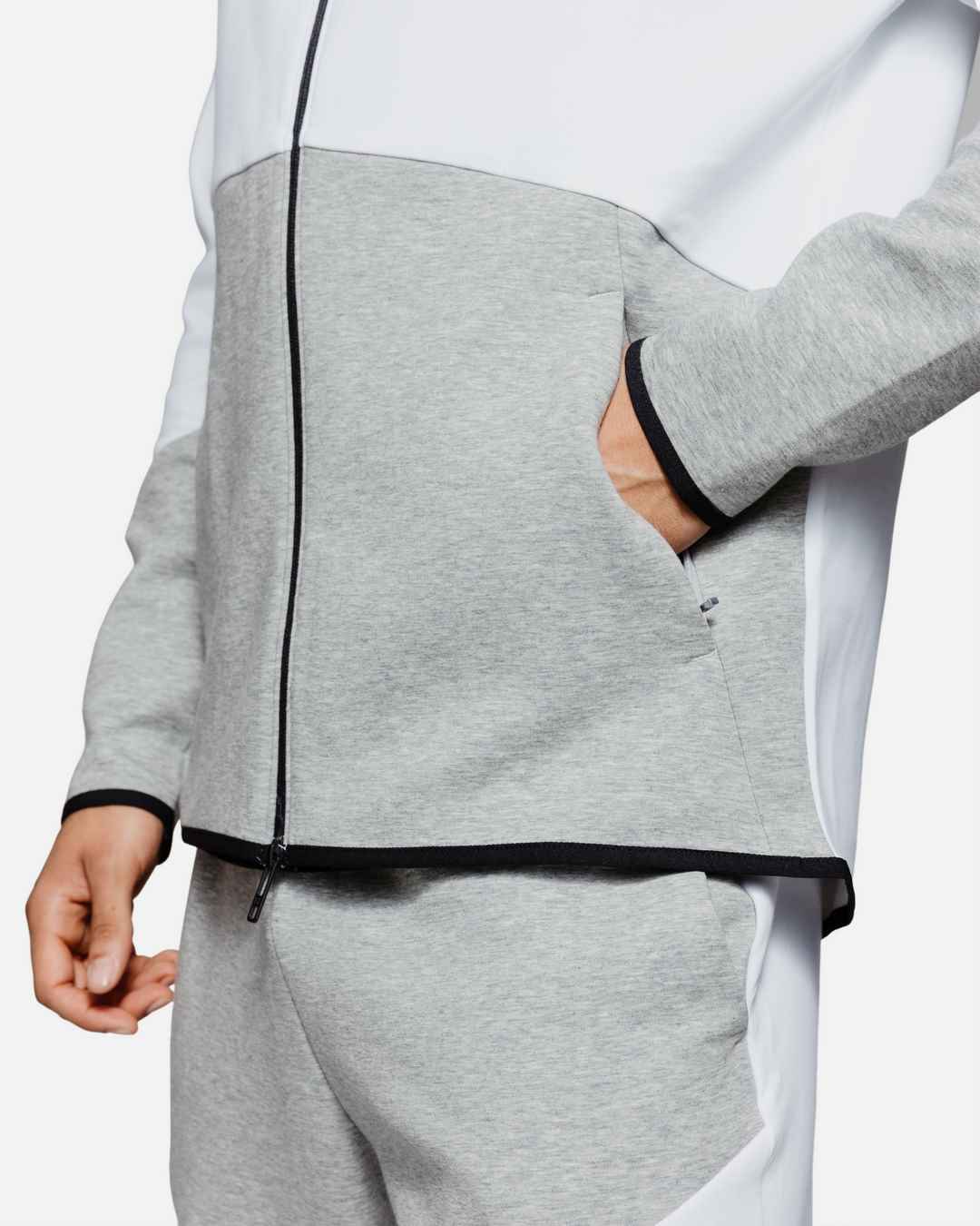 Veste Under Armour Unstoppable Fleece - Gris/Blanc