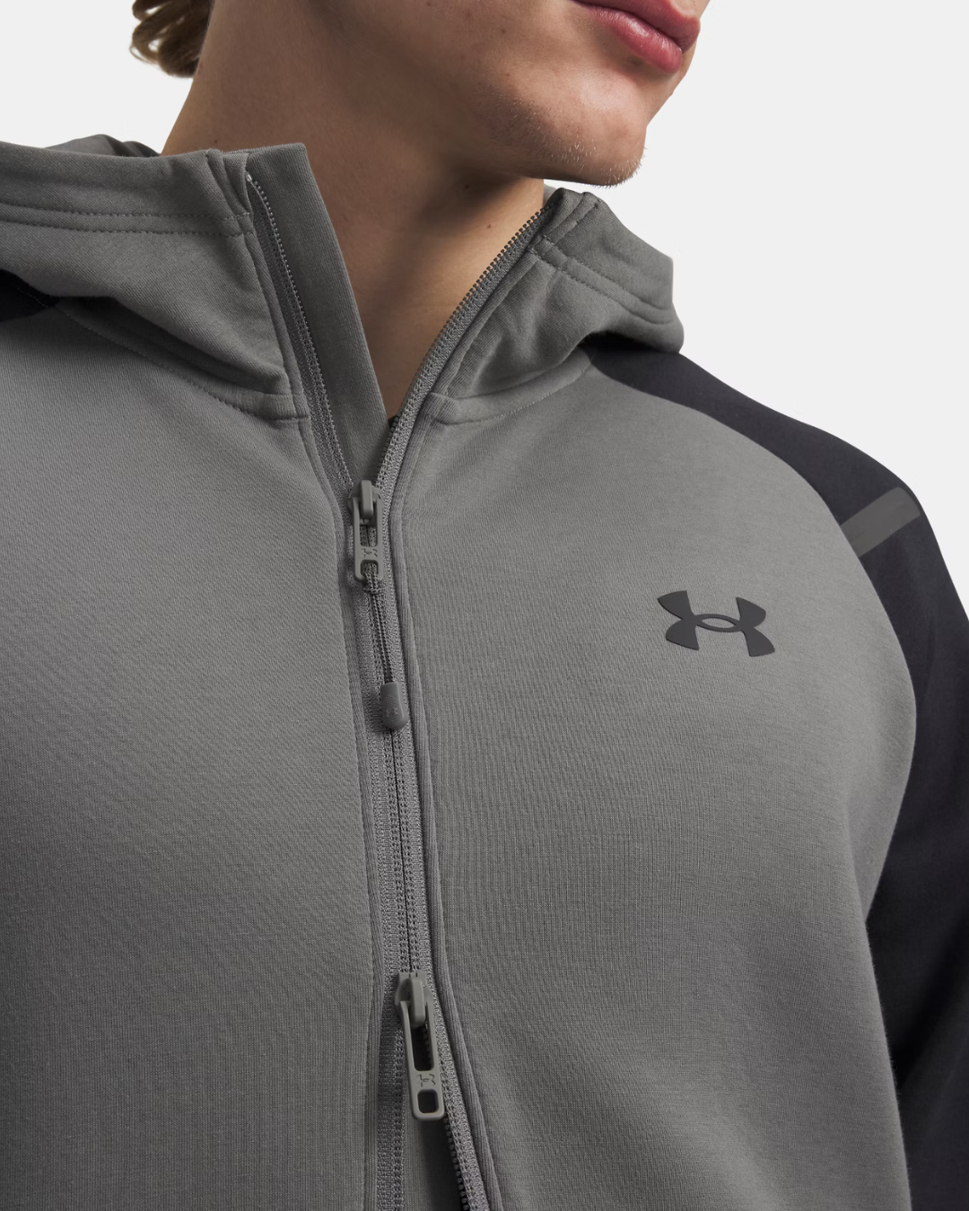 Veste Under Armour Unstoppable Fleece - Gris/Noir