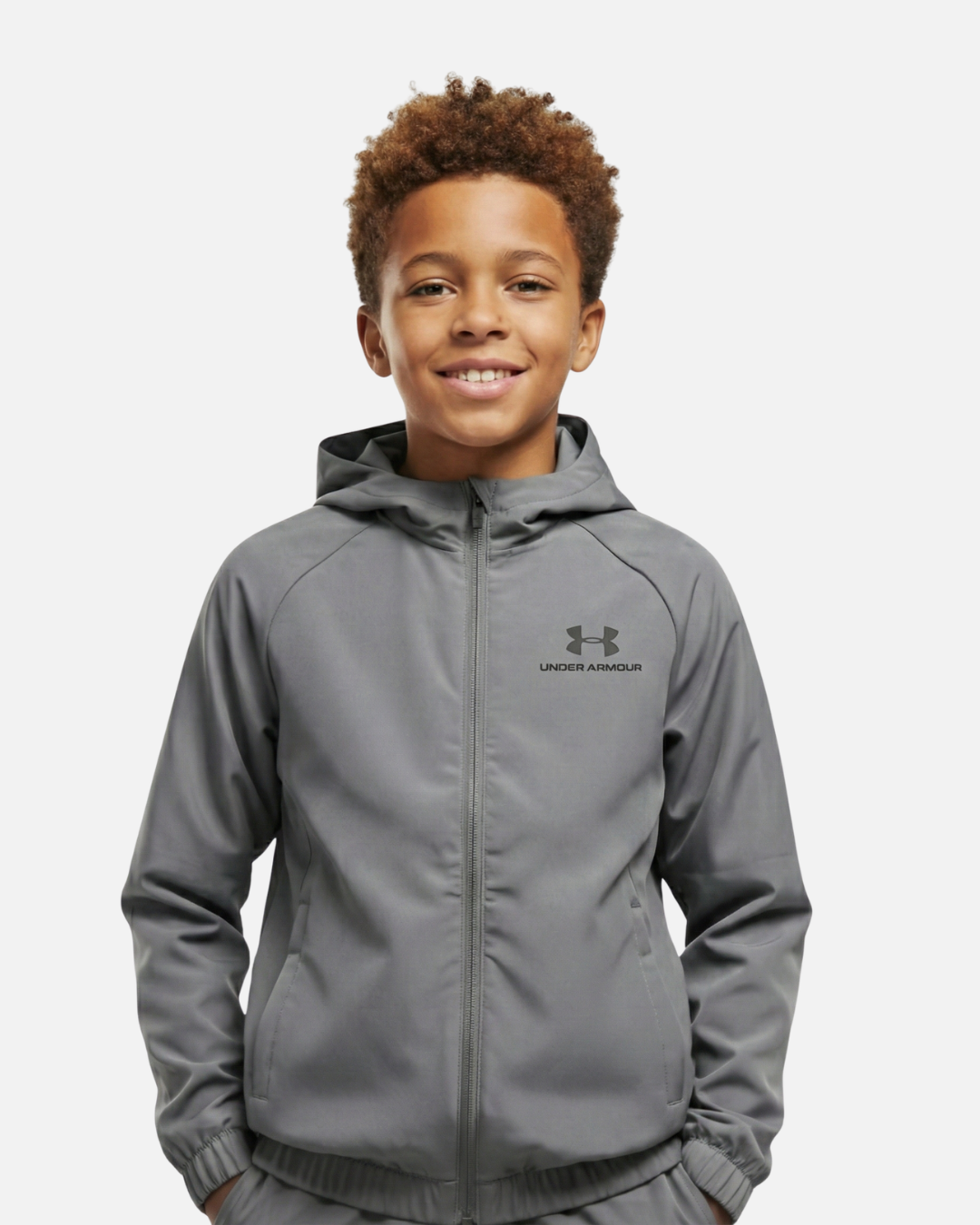Veste Under Armour Vibe Woven Enfant - Gris