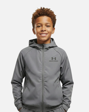 Veste Under Armour Vibe Woven Enfant - Gris