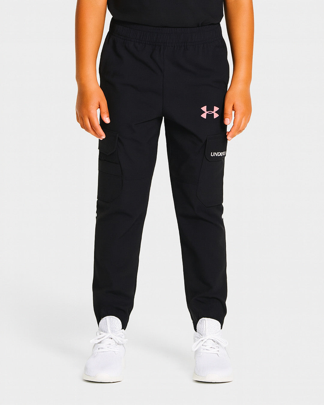 Pantalon Under Armour Running Tech Utility Junior - Noir/Rose