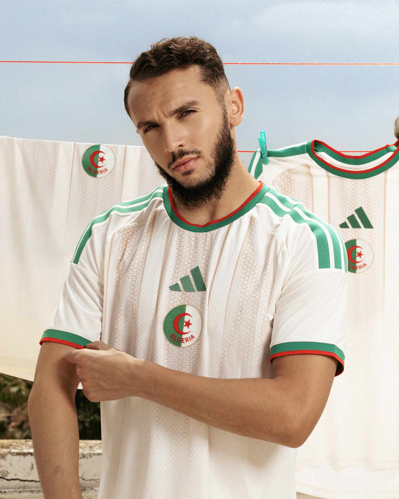 Maillot Algérie Domicile 2025/2026 - Blanc
